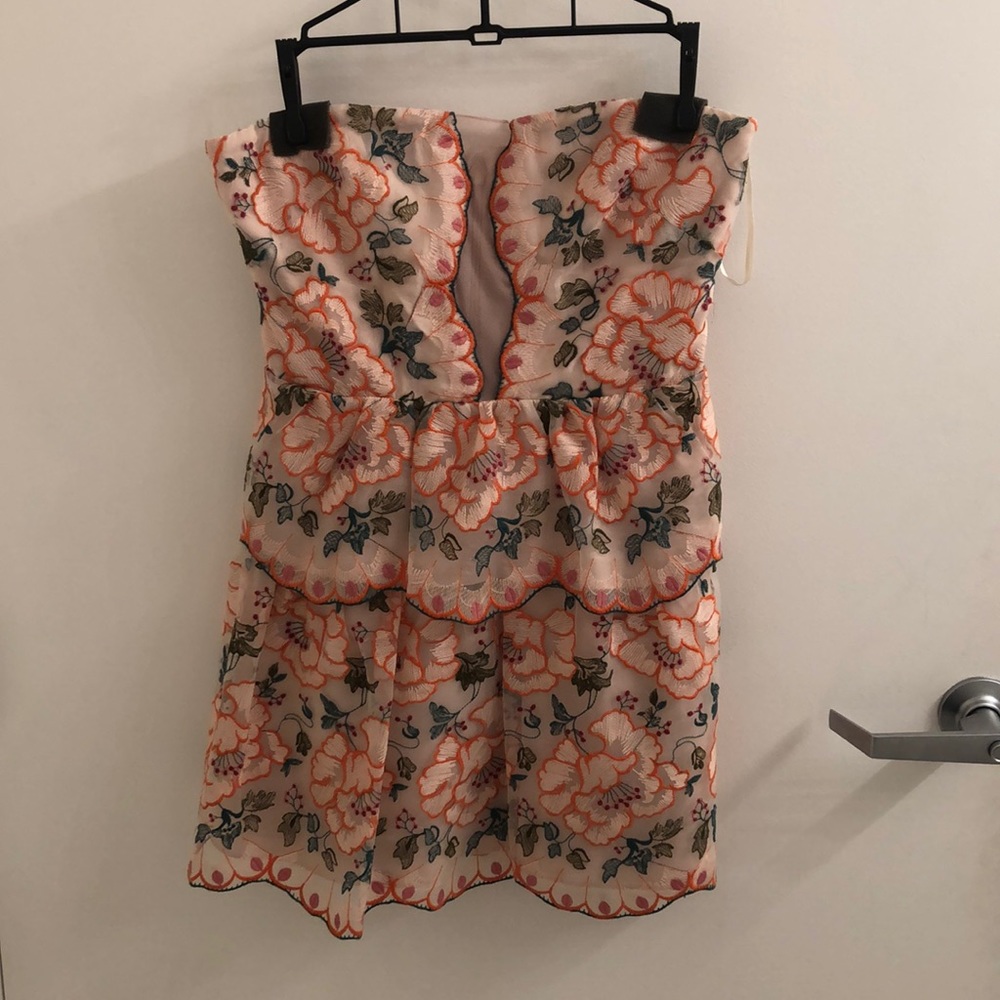 BCBGMaxAzria Strapless Minidress